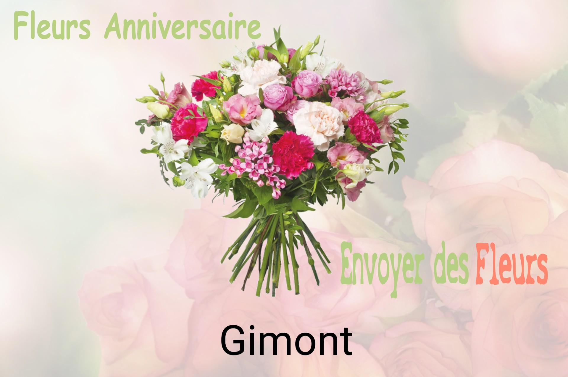 Bouquet de fleurs d’anniversaire livré à Gimont