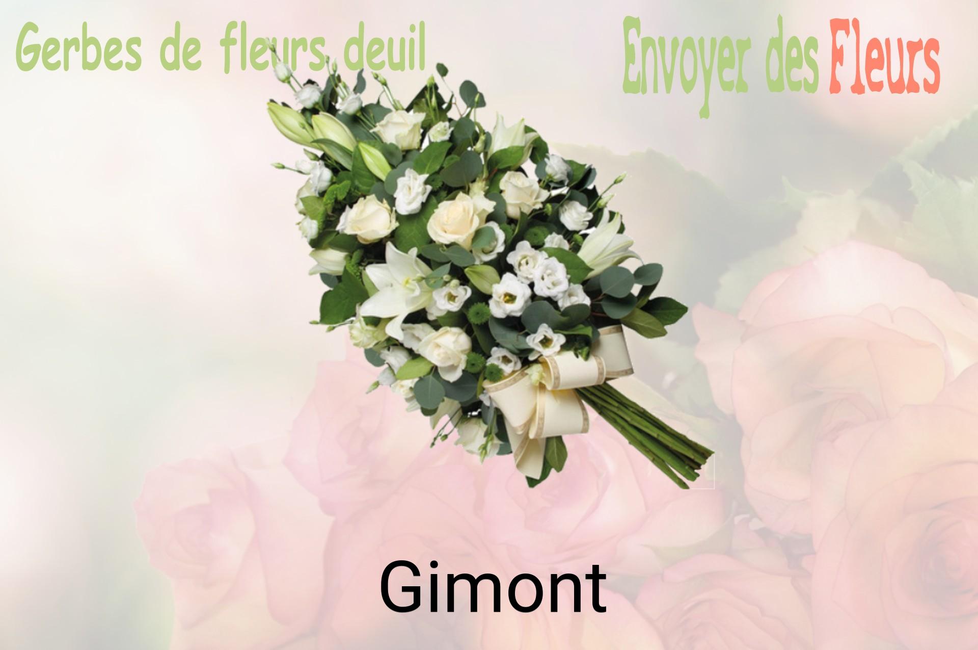 Gerbe de fleurs de deuil livrée à Gimont